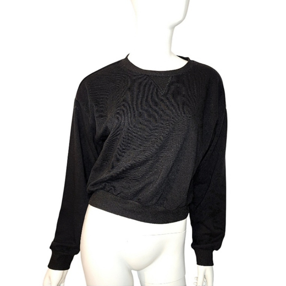 Women's Forever 21 Cropped Crew Neck Sweater Size S